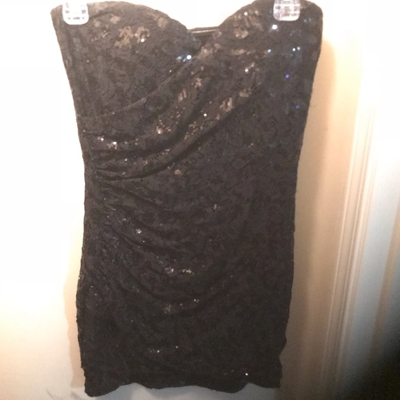 Tobi black sparkly dress - Picture 1 of 3